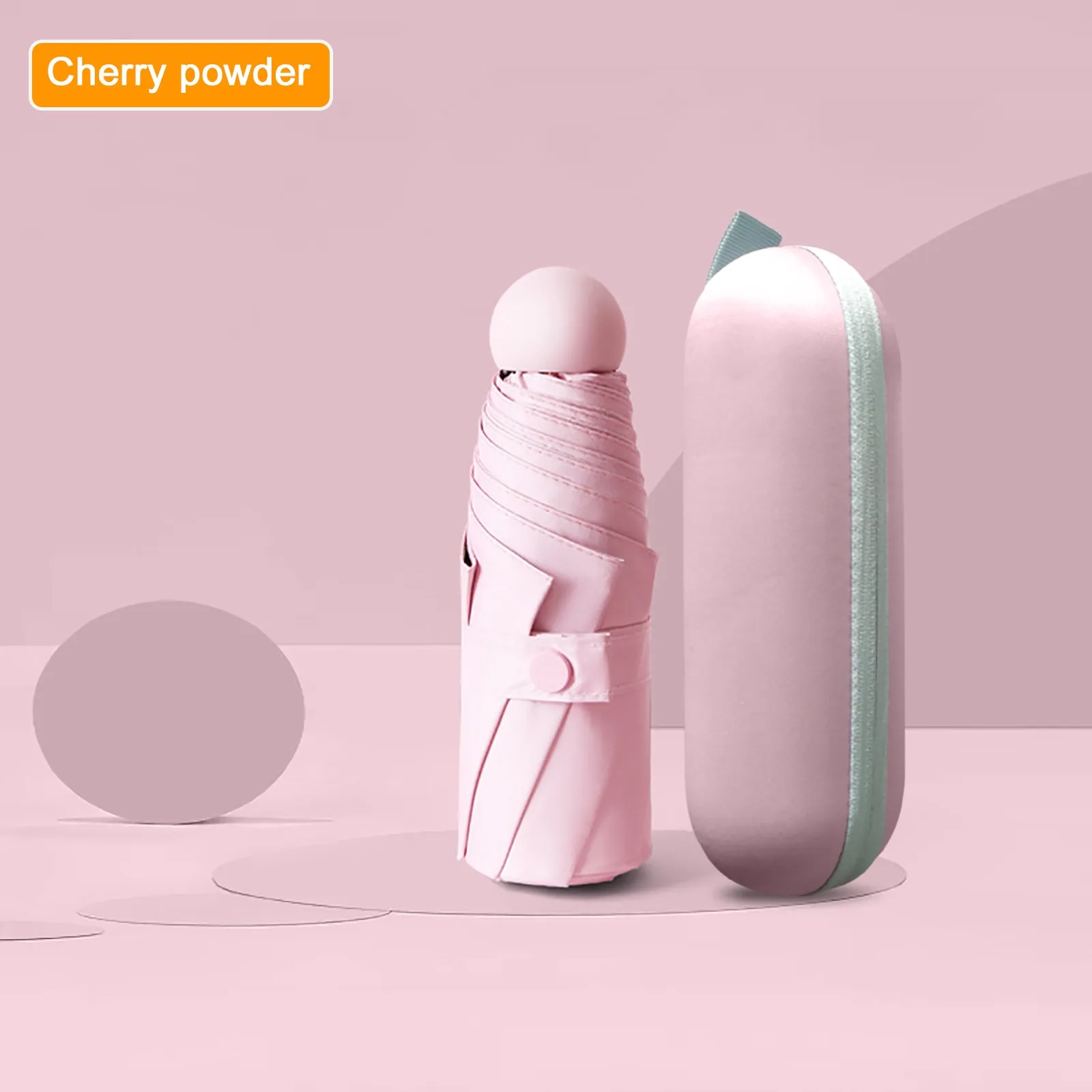 Модный Мини-зонт с карманом изготовленный на заказ маленький свежий виниловый