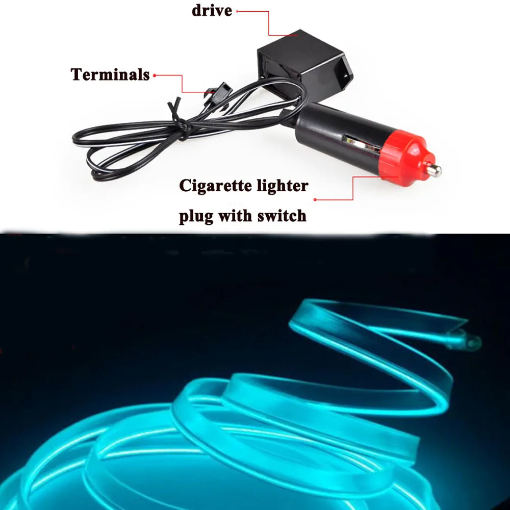 Светодиодные лампы для салона автомобиля декоративные полоски Audi A3 Q5|Наклейки на