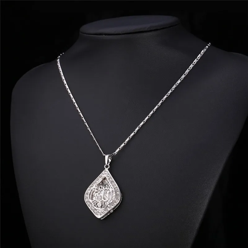 Collare ожерелье Бога для женщин ислам золото/серебро Цвет Винтаж Кристалл