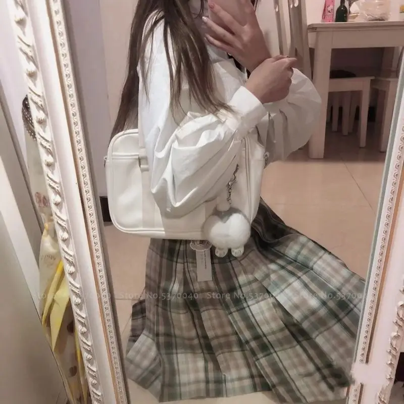 Женская кожаная сумка Kawaii в стиле японского аниме рюкзак JK британском колледжа