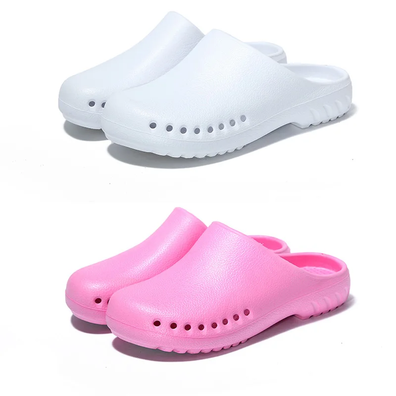 

EVA Scrub Clogs Anti-piercing Anti-static Medical Shoes Light Weight Surgical Shoes Slippers Breathable Nurse Clogs Chef Shoes