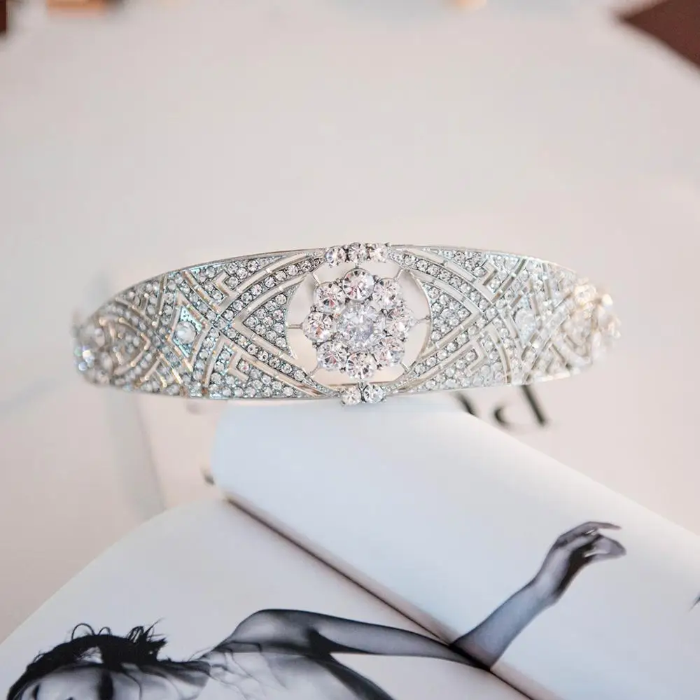 Crystal Princess Queen Crowns Wedding Hair Accessories Handmade Bride Crown | Украшения и аксессуары