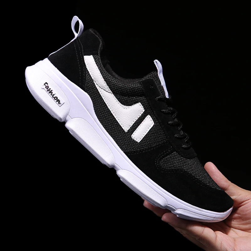 

Spring Autumn High quality Men Shoes Lightweight Breathable Mesh Men Casual Shoes Lace Up Male Men Sneakers chaussure homme