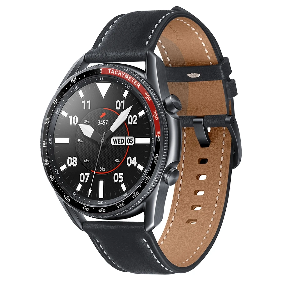Металлическая рамка для Samsung Galaxy Watch 3 41 мм 45 защитное кольцо бампер клейкий чехол