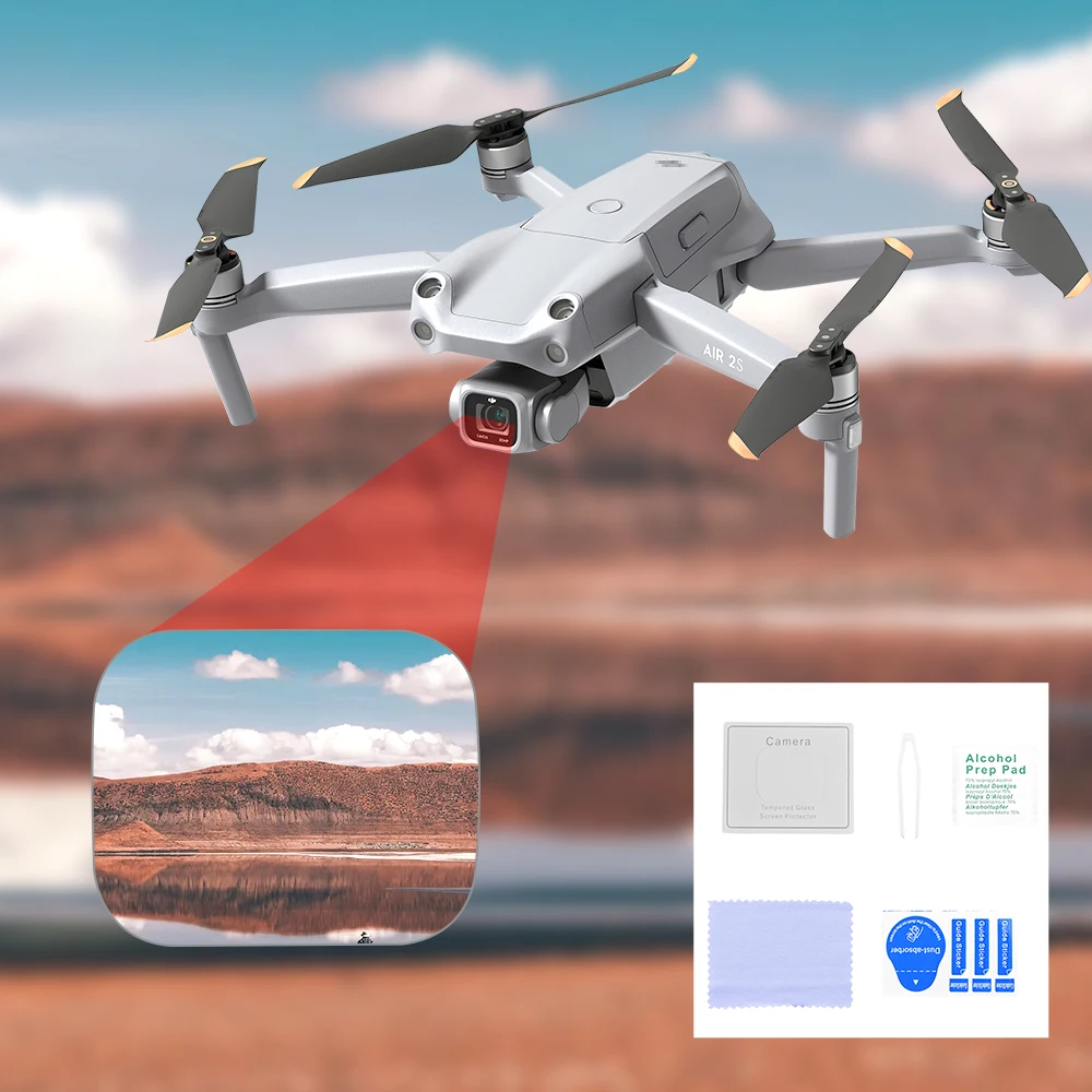 

Camera Lens Protector Tempered Glass film 9H Anti-scratch Cover for Air 2S Drone accessories