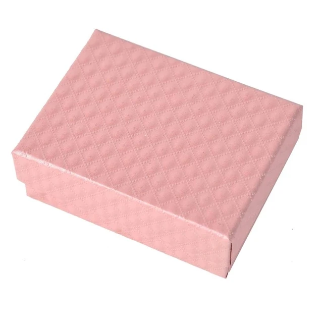 7x9cm Pink Новая шкатулка для украшений браслет серьги ожерелье кольцо коробки чехол подарочная упаковка для демонстрации ювелирных украшений Органайзер черный красный белый - Цвет: 7x9cm Pink