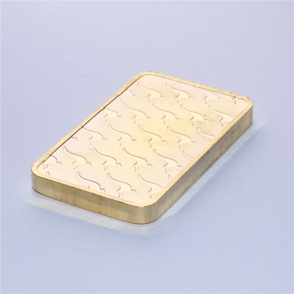 

5pcs/lot Free shipping 1oz Perth Mint Gold Bar black swan gold bar no magnetic