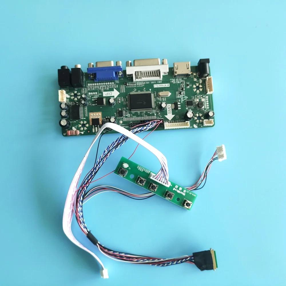 Комплект для LP140WH4 TLA2 Панель Экран ЖК дисплей светодиодный 1366X768 VGA HDMI LG Дисплей DVI