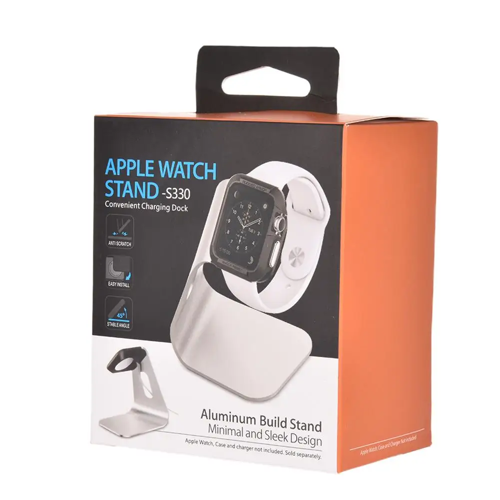 

Aluminum Alloy + PVC Wireless Charging Stand Portable Stand Cordless Charger Charging Device For IWatch Series 1 2 3 4 Watch