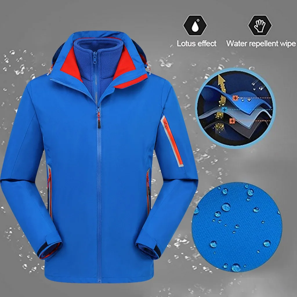 Мужские быстросохнущие походные куртки зимнее мягкое пальто с капюшоном