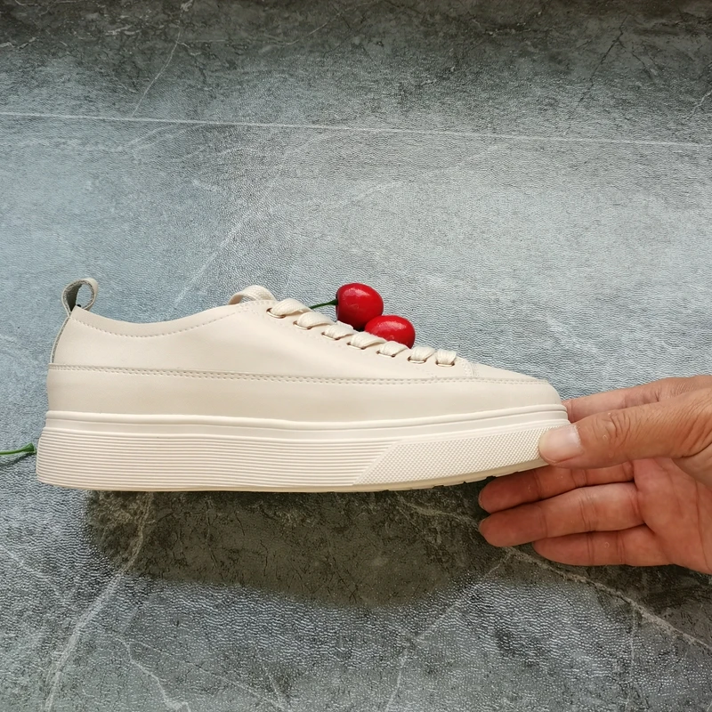 

Женские туфли-лодочки из натуральной кожи обувь 22,5-25 см длина из коровьей кожи; Обувь на плоской подошве; Белые Лоферы спортивная обувь на ка...