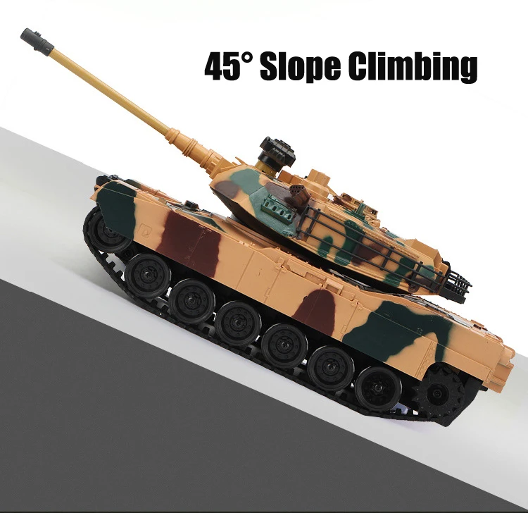 Бак 1:18 M1A1 King of the Tank 2 4G обновленный супер большой бак с дистанционным управлением
