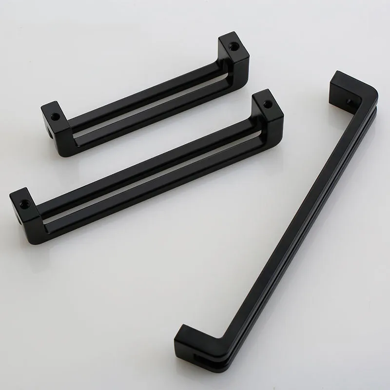 KK & FING современные черные ручки и для выдвижных ящиков из цинкового сплава