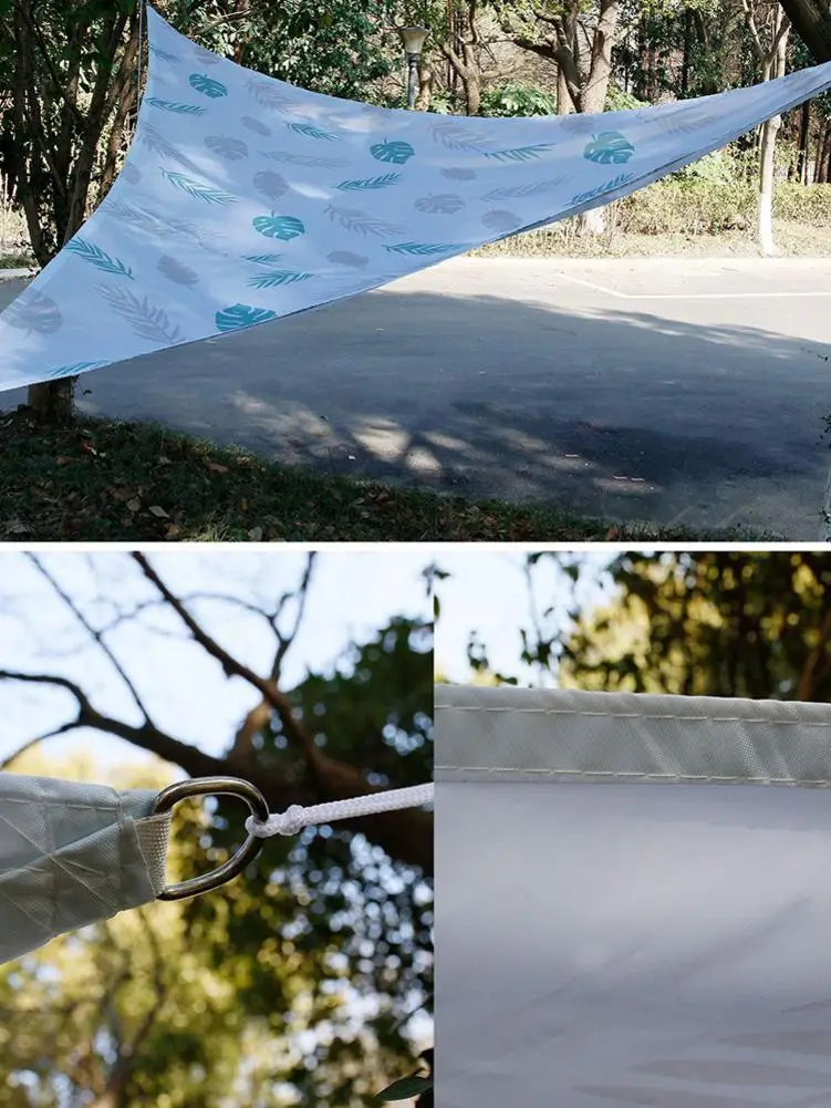 Треугольный тент 3 размера солнцезащитный козырек для наружного сада пляжа