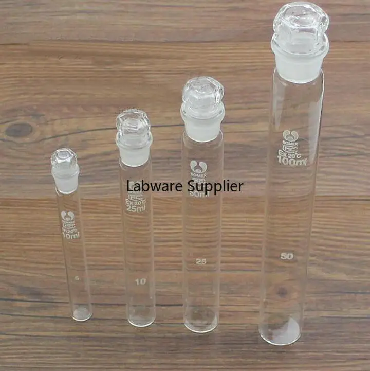 

12pcs/lot 25ml Glass colorimetric tube, Color comparison tube, Colorime cylinder for Lab experiments