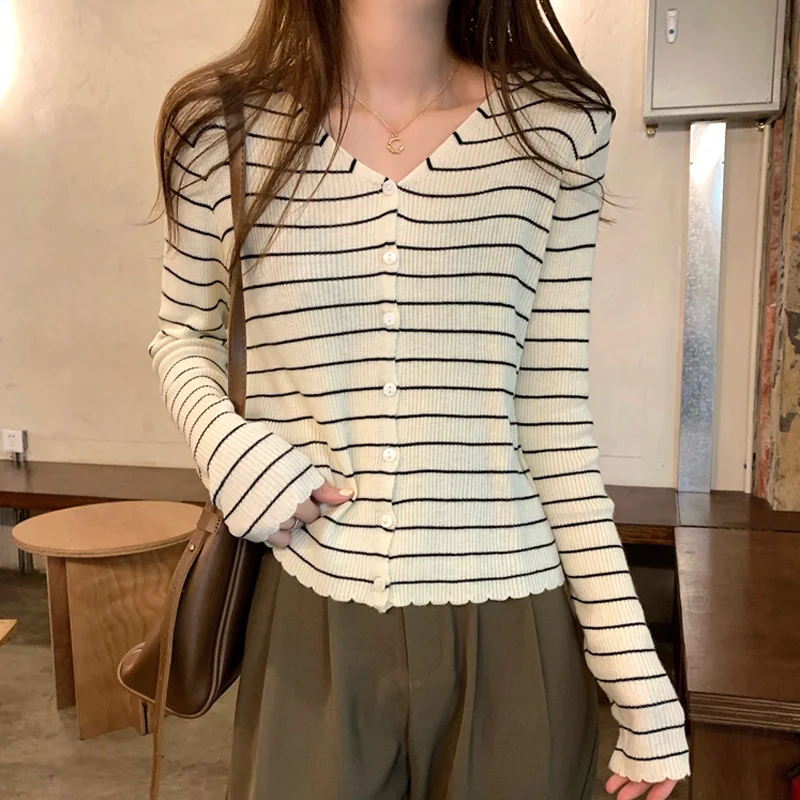 

CMAZ 2021 Autumn Winte Sweater Women Tops Knitted Pullover Korean Style Cardigan Soft Warm Pull Thick Outwear