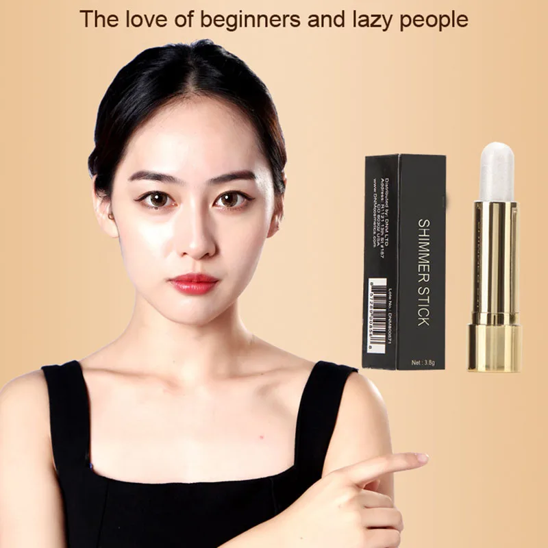 Мерцающая палочка подсветка крем Пудра Косметика для лица самозатачивающийся