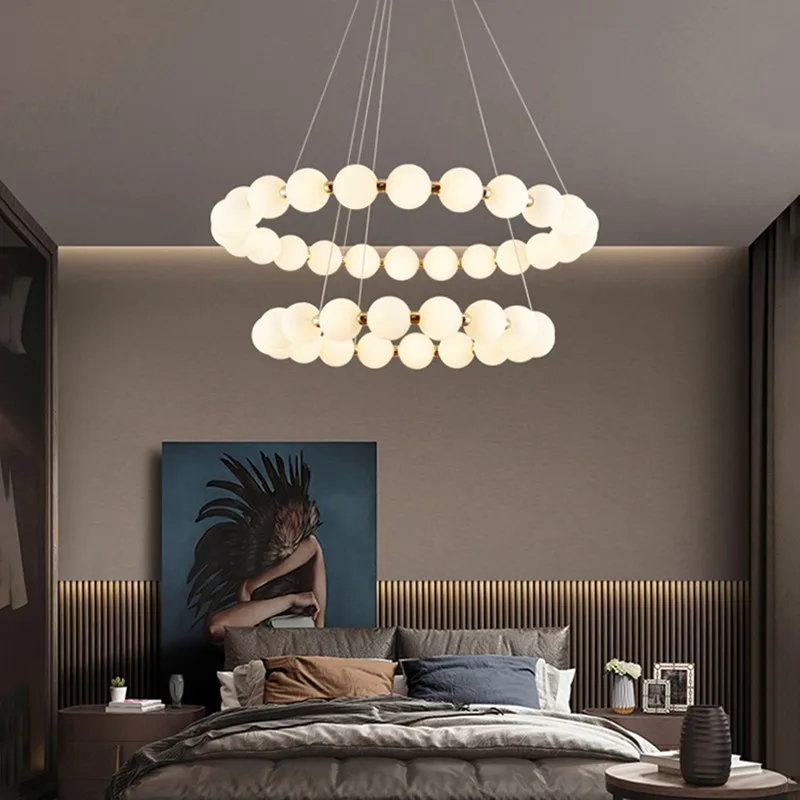 Роскошная светодиодный ная светодиодная люстра круглый светильник в виде