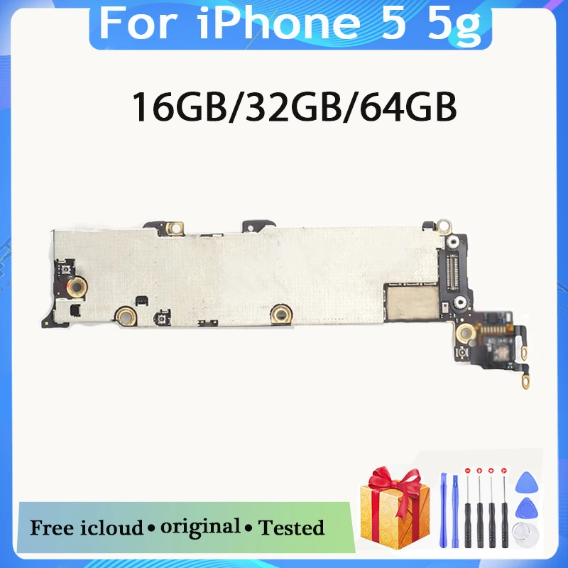 Заводская разблокированная материнская плата для iphone 5 с бесплатным iCloud 100%