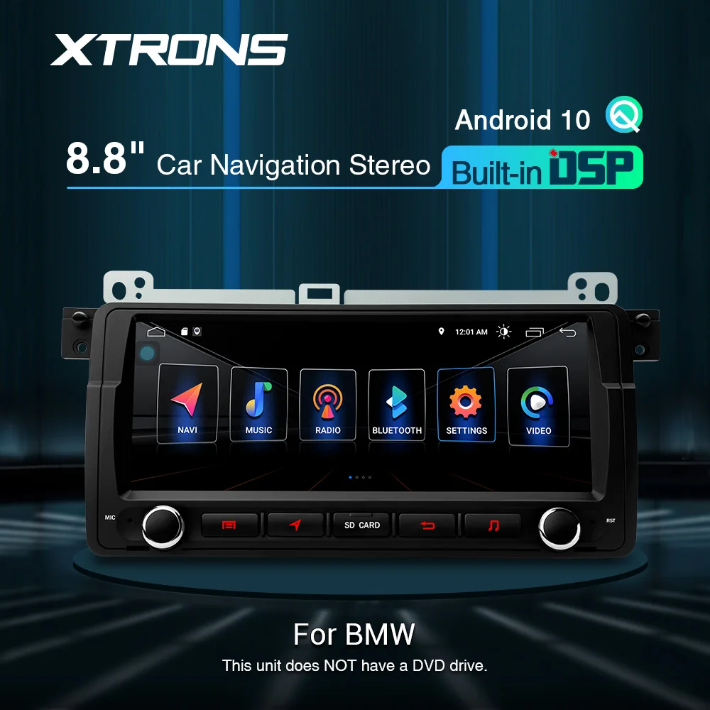 Автомобильный стерео видеорегистратор XTRONS 8 дюйма Android 10 0 GPS DSP RCA выход OBD радио DVR