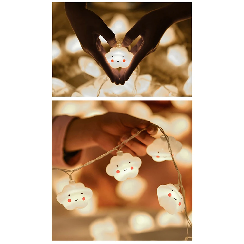 Гирлянда с белыми облаками 20 светодиодов|Светодиодная лента| |