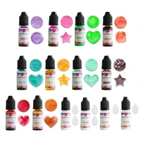 14color 10ml alcohol ink diffusion resin pigment kit liquid colorant dye art diy ink diffusion uv epoxy resin jewelry making b85