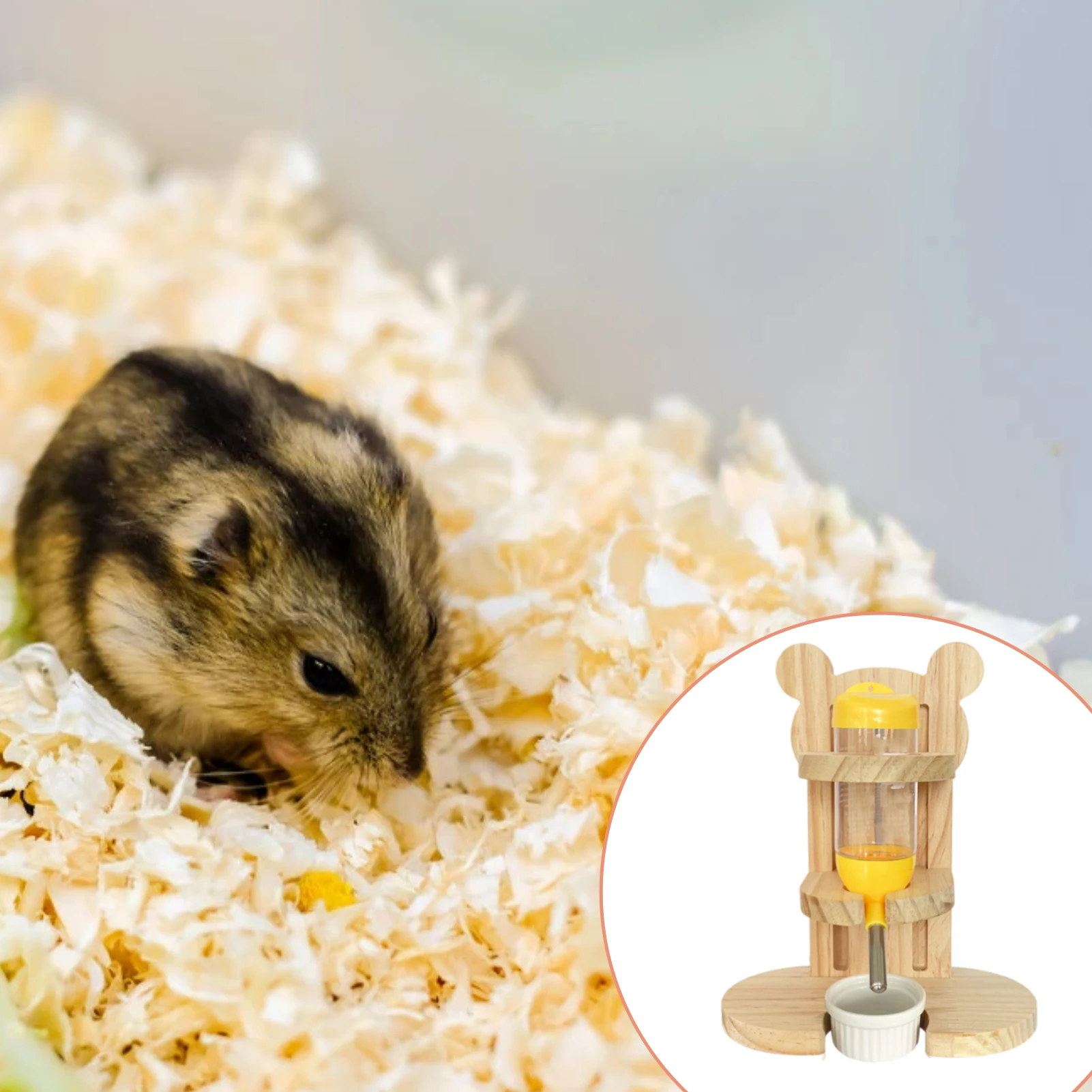 

Auto Water Bottle for Small Pet Rodent Hamster Water Dispenser with Stand Water Dispenser with Base for Small Animal Pet Product