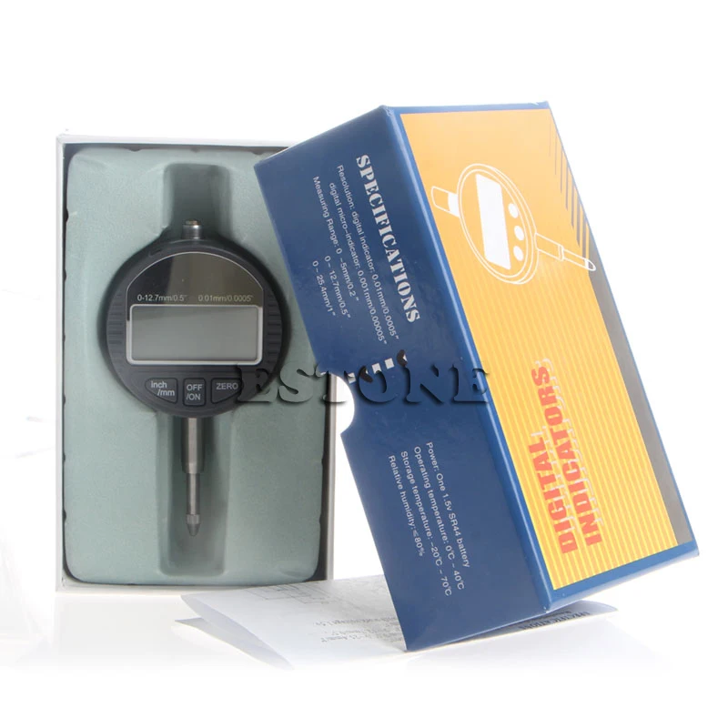 

0.01mm/0.0005 Range 0-12.7mm/0.5'' Gauge Digital Dial indicator Precision Tool