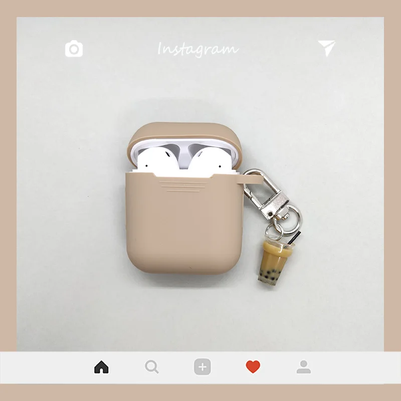 Корейский милый браслет с надписью молоко для Apple гарнитура AirPods чехол Airpods
