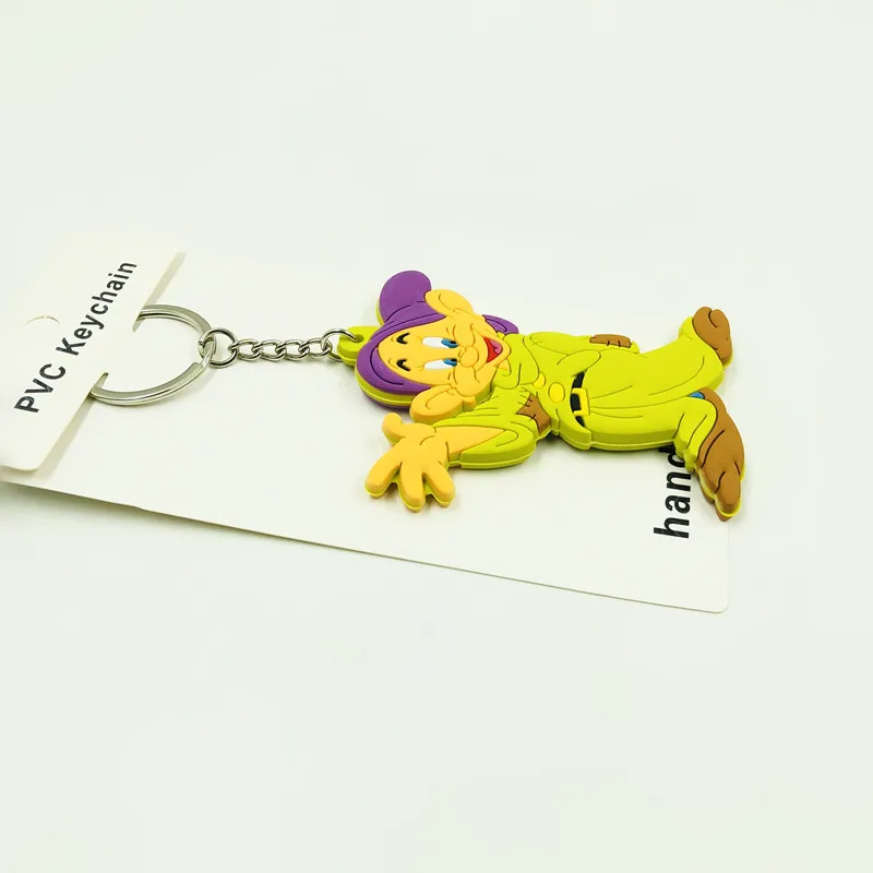 Модный брелок для ключей в стиле мультяшных персонажей из мультфильма