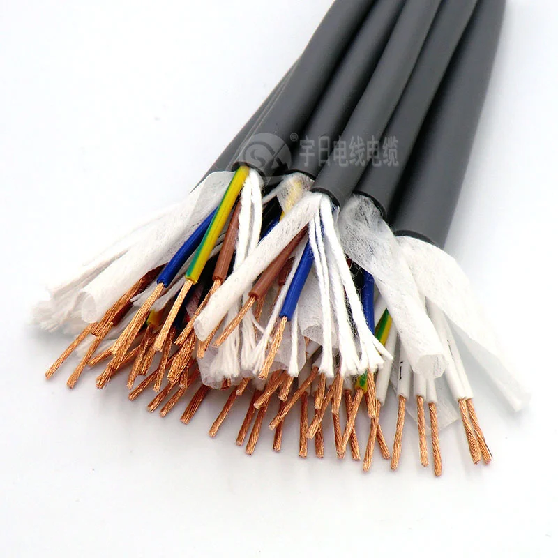 Towline провод 2 ядра 0 3 5 75 1 мм² высокая гибкость 22 20 18 17 16 AWG серый кабель цепи