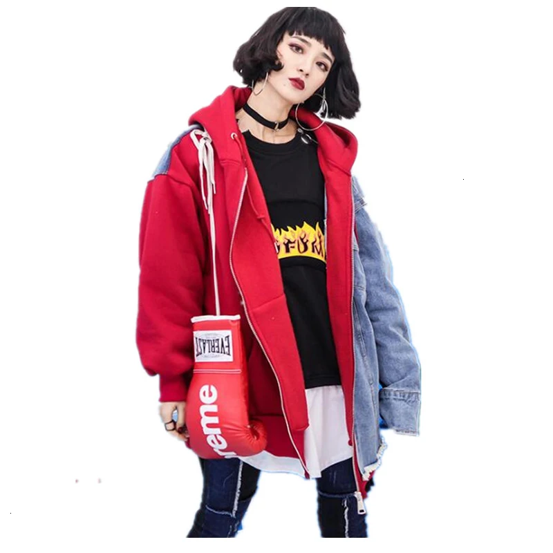 Весенне-осенняя Новая цветная джинсовая куртка для женщин в европейском и