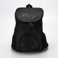 foldable pet carrier backpack bag backpacks dog cat outdoor travel double shoulder bag backpacks for small 2021