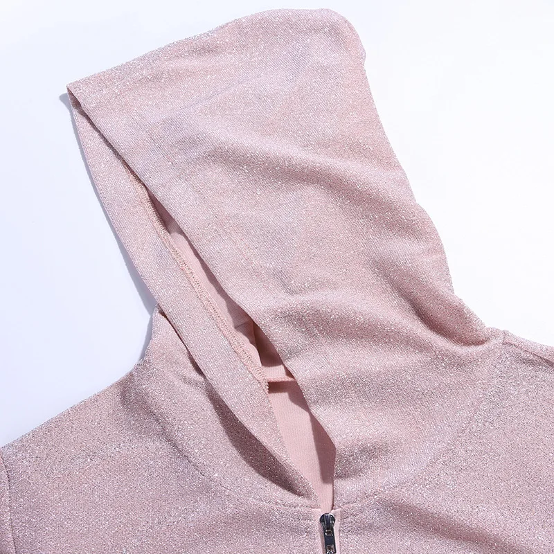 Luck A Streetwear Женский комплект из двух предметов с капюшоном 2020 длинным рукавом