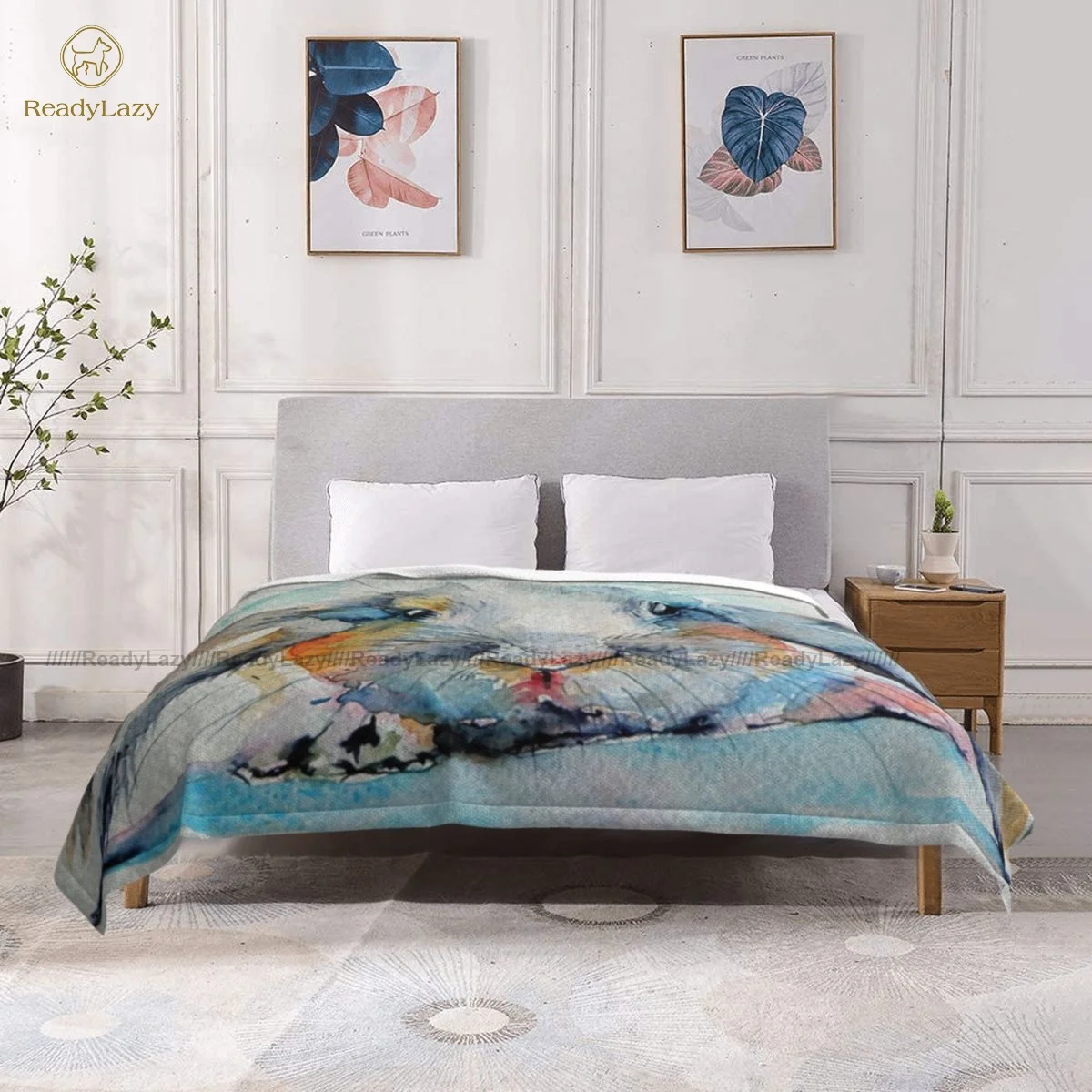 

Rabbit Blanket Summer Super Soft Blanket Cheap Aesthetic Sherpa Fleece Bedspread