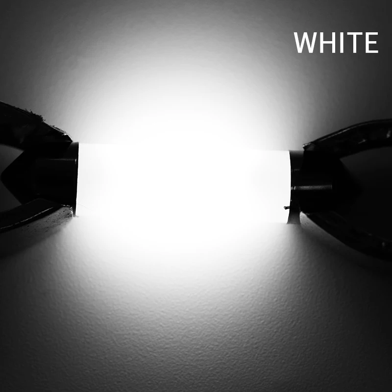 1x31 мм 36 39 42 C10W C5W Festoon COB Светодиодная лампа для салона автомобиля чтения