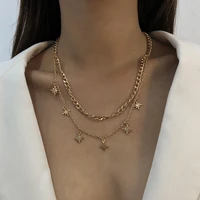 minimalism koren layered necklace fashion set party hippie necklace streetwear punk accessories collier femme jewelry by50xl