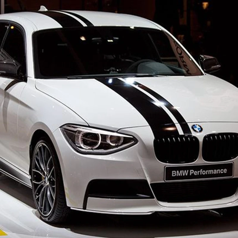 Наклейки для автомобиля Noizzy Racing Stripes Car Stickers Vinyl Ho Auto Decal Tuning для Skoda Renault Toyota Mini Cooper Opel BMW Lada Styling VW.