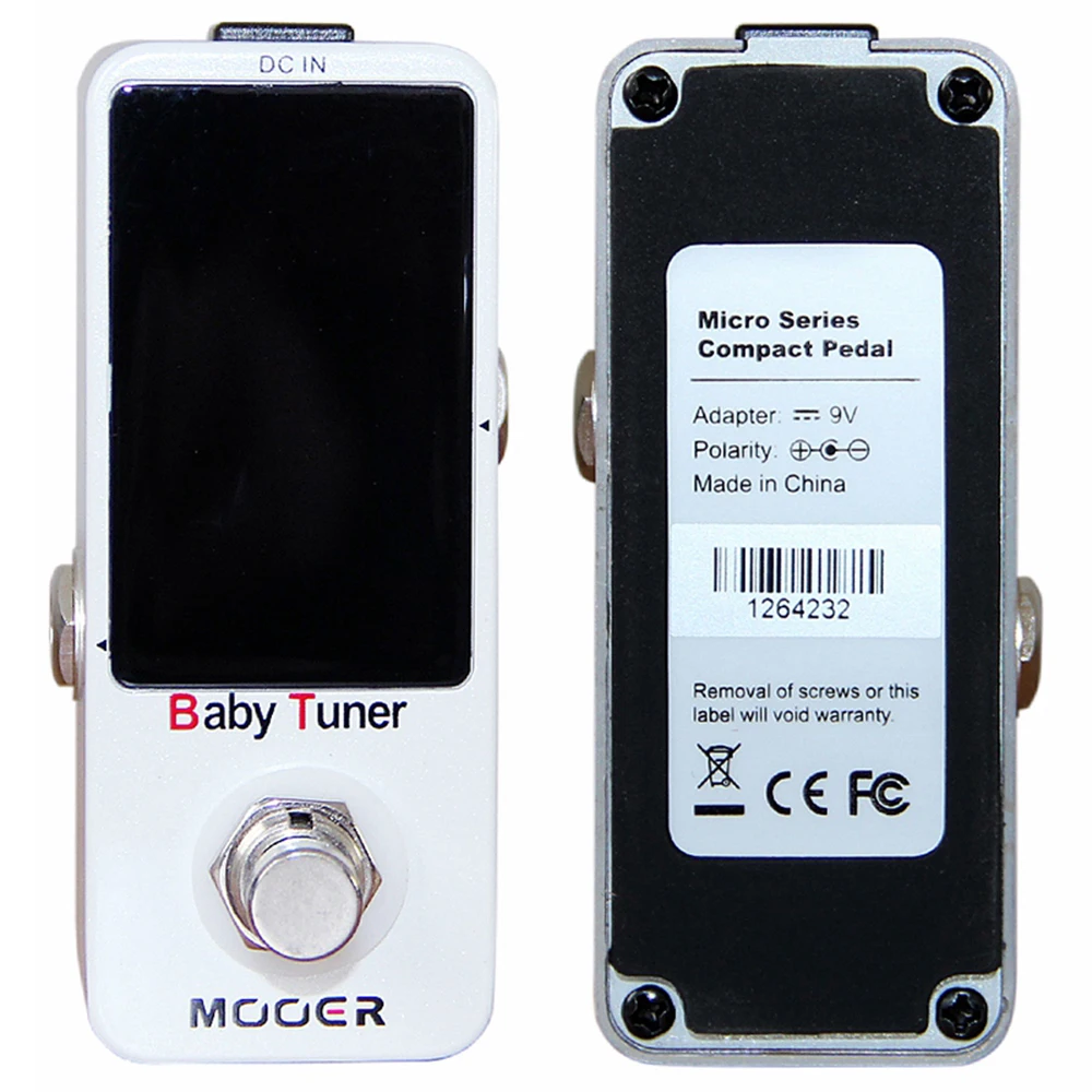 Mooer Baby Tuner Electric Guitar Processor Musical Accessories Guitar Effects Pedal True Bypass High Precision Tuning Mtu1 enlarge
