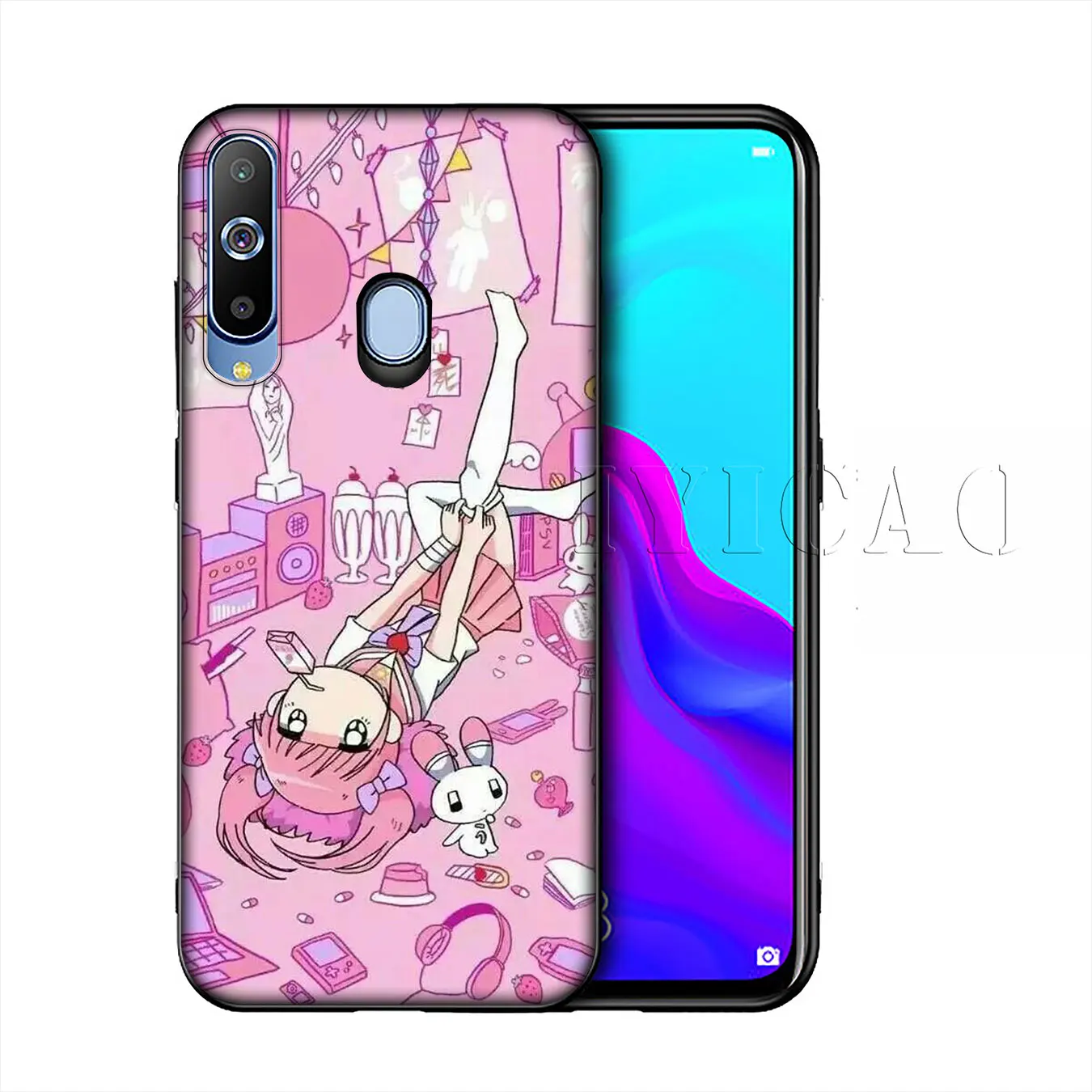 Мягкий силиконовый чехол IYICAO Girly Pastel Witch Goth для samsung Galaxy Note 9 8 10 Plus M10 M20 M30 M40 + черный |
