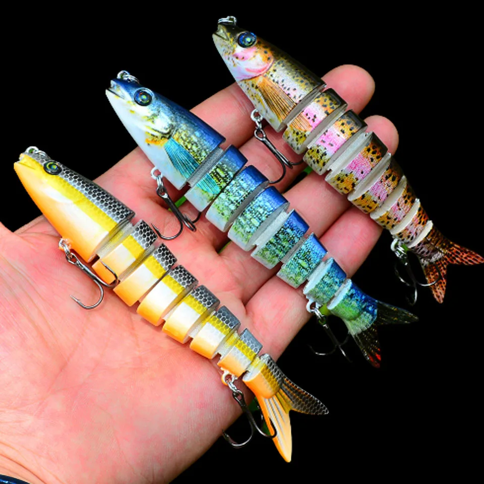 

WALK FISH 13.5cm 19g Sinking Wobblers 8 Segments Fishing Lures Multi Jointed Swim bait Artificial Hard Baits For Fishing bait