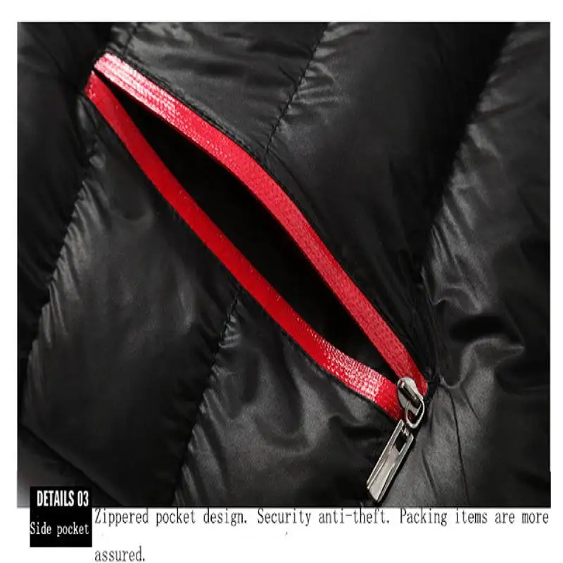 Зимняя мужская куртка 2019 модная парка со стоячим воротником Мужская однотонная