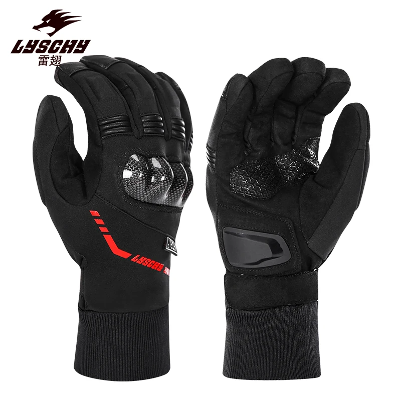 

Lyschy Winter Motorcycle Gloves 100% Waterproof Keep Warm Four Seasons Riding Motorcycle Rider Anti-Fall Cross-Country Gloves Sk