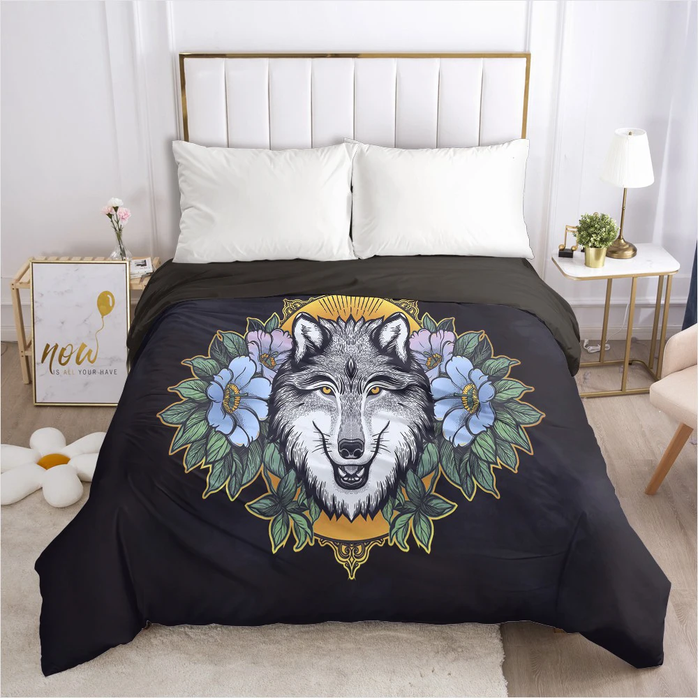 

Customize 3D Duvet Cover with Zipper Comforter/Quilt/Blanket Cover 180x210 260x220 Bohemia Bedding Drop ship