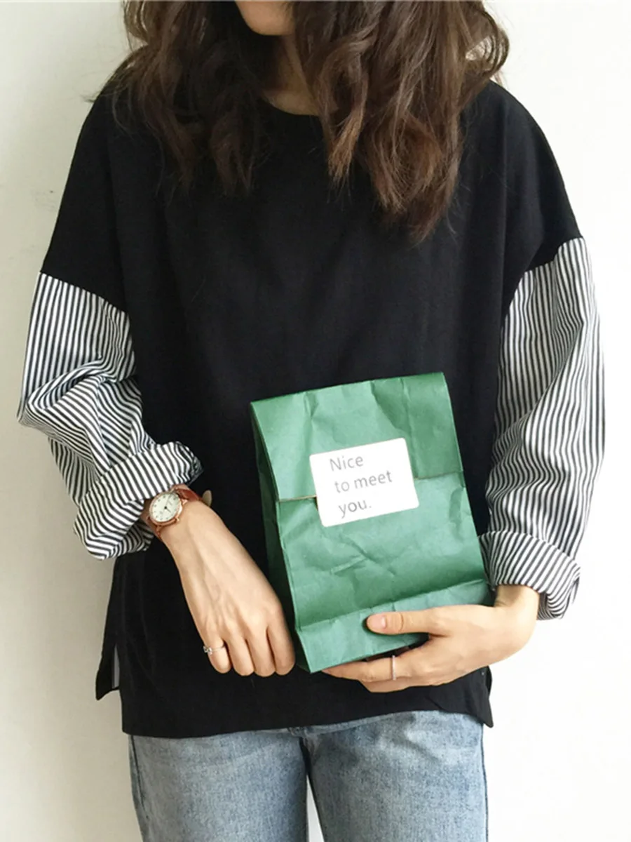 Женский в Корейском стиле Рубашки повседневные Элегантные шить рубашки 2021