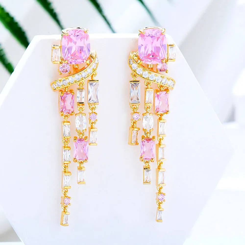 GODKI новые модные серьги-капли для женщин свадебная вечеринка индийские свадебные