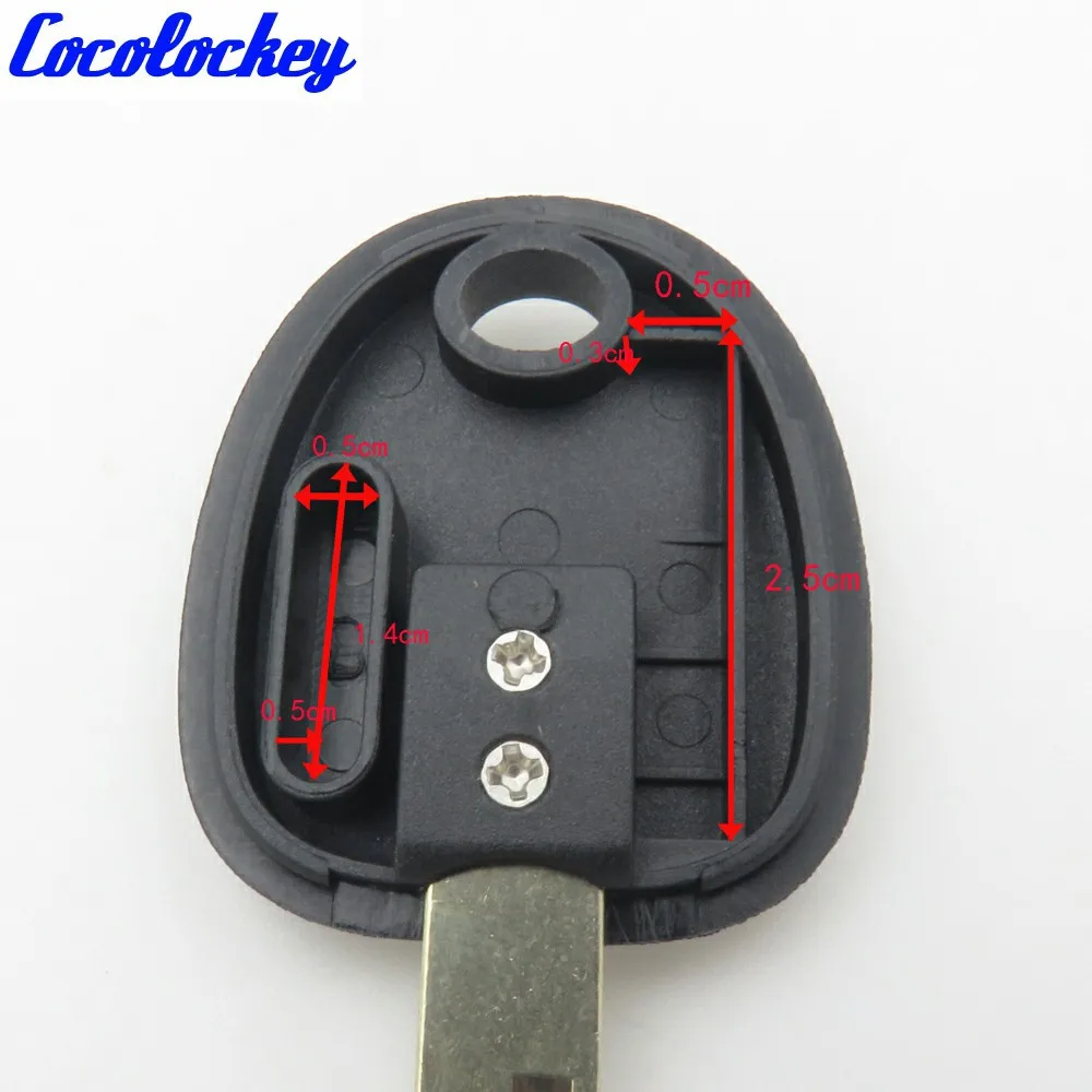 Cocolockey 10 шт./лот Новый Repalcement высокий уровень безопасности транспондер ключ