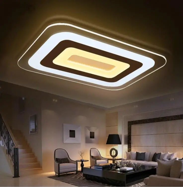 Поверхностного монтажа современные светодиодные потолочные лампы для гостиная