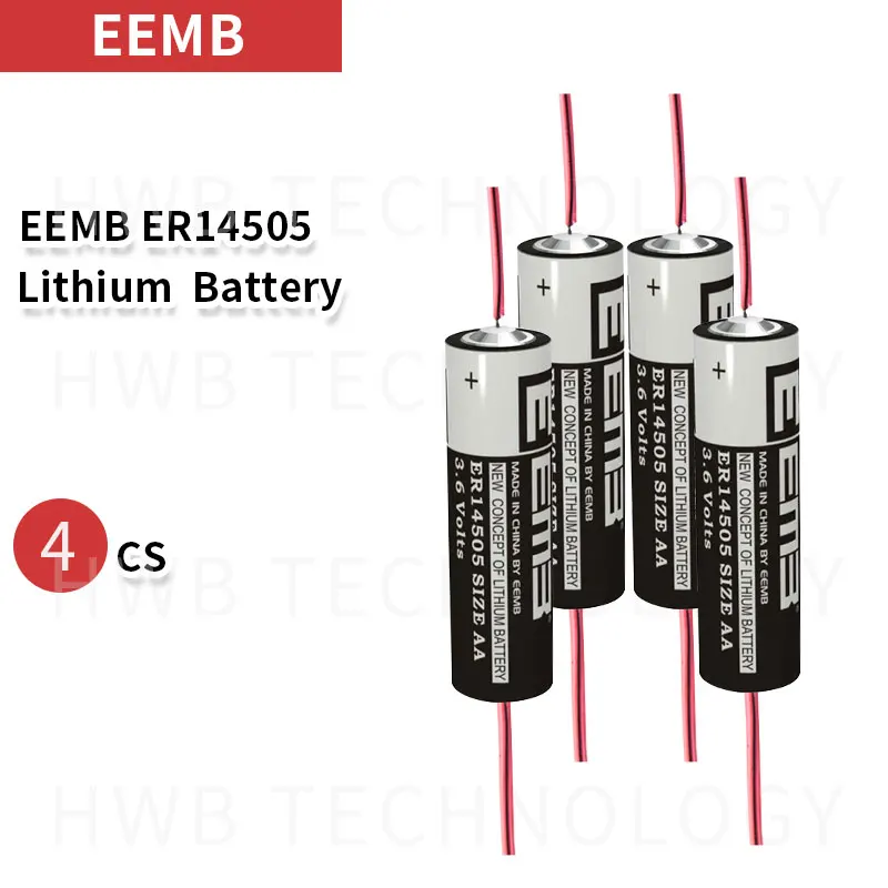 4 шт./лот EEMB ER14505 AA 3 6 V 2400mAh литиевая батарея полоса сварочная игла Бесплатная