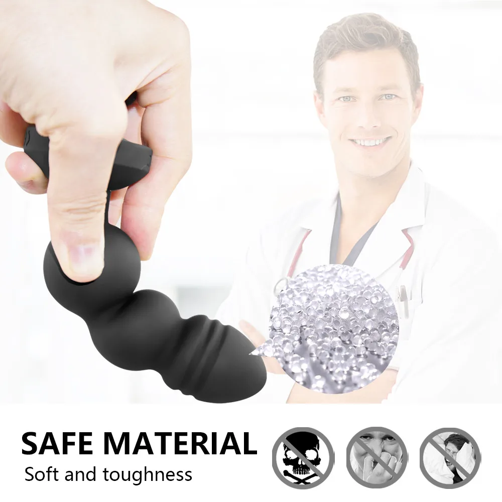 Вибратор Анальная пробка с беспроводным управлением для взрослых интимные